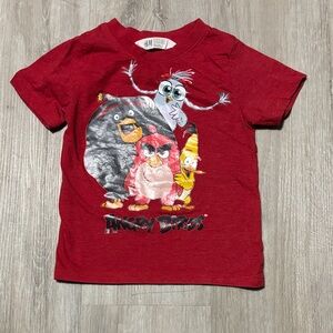 H&M Kids Red Angry Birds Tee